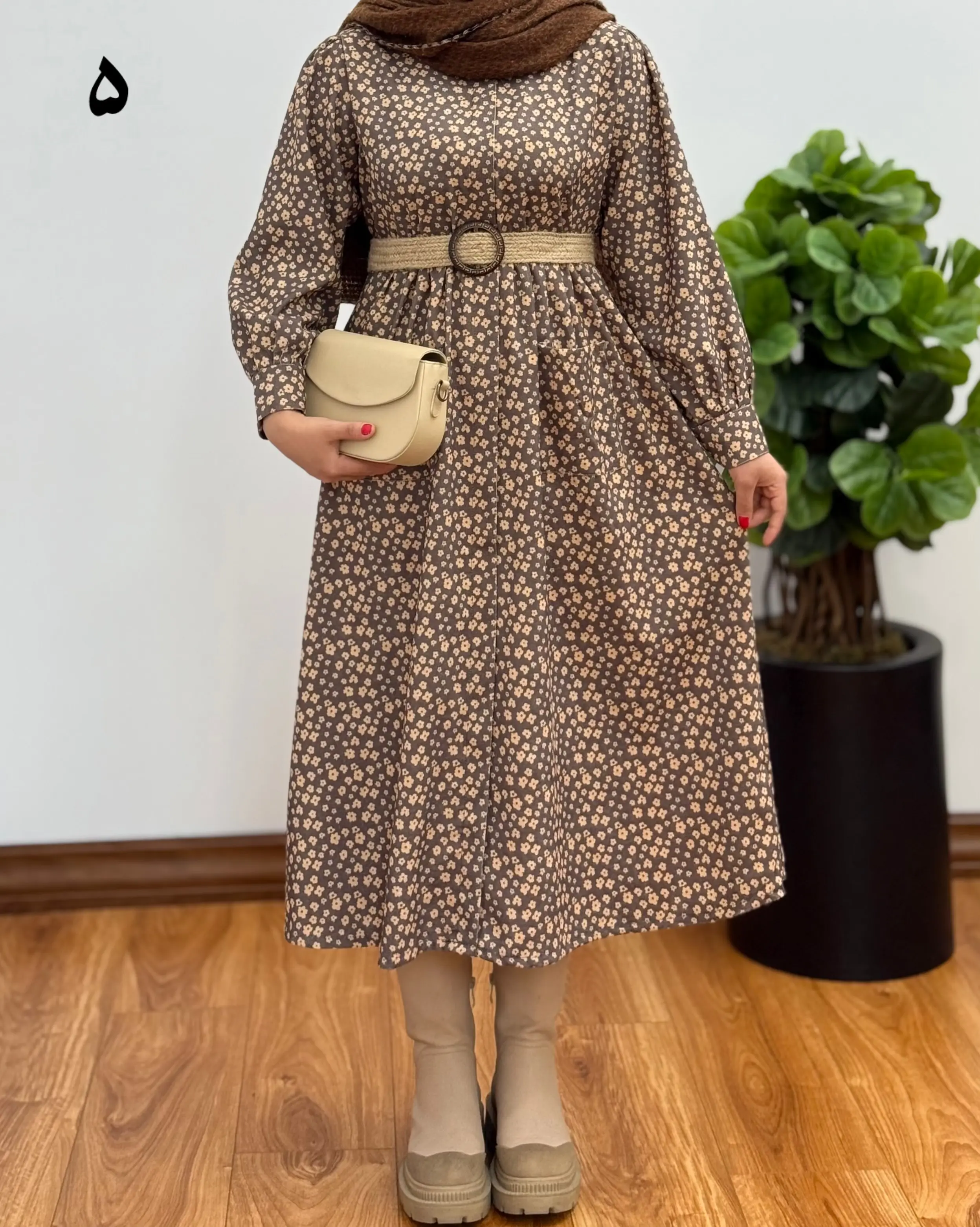 پیراهن مانتویی نورا ۱